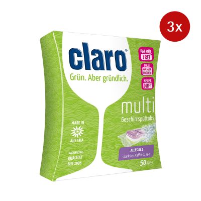claro Multi Tabs Set de 3