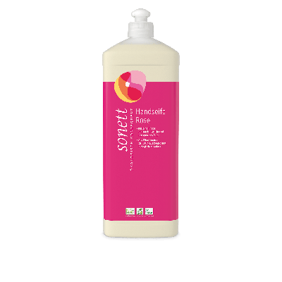 Handseife flüssig Rose Nachfüllflasche 1 Liter