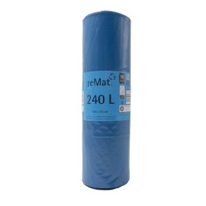 240l Schwerlast Müllbeutel 60 µm aus Recyclingmaterial (10 Stk.)