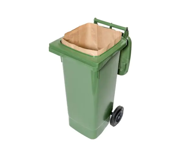 Sacs poubelle pour déchets compostables 30 L verts, lot de 250